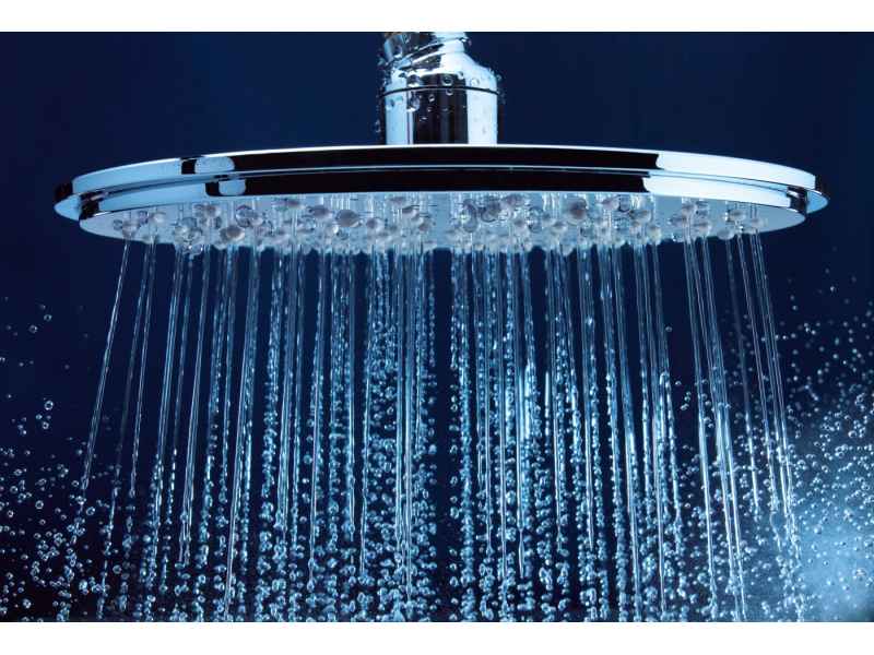 Купить Верхний душ Grohe Rainshower 28368000 модерн, 21*21 см, 1 режим струи, без держателя