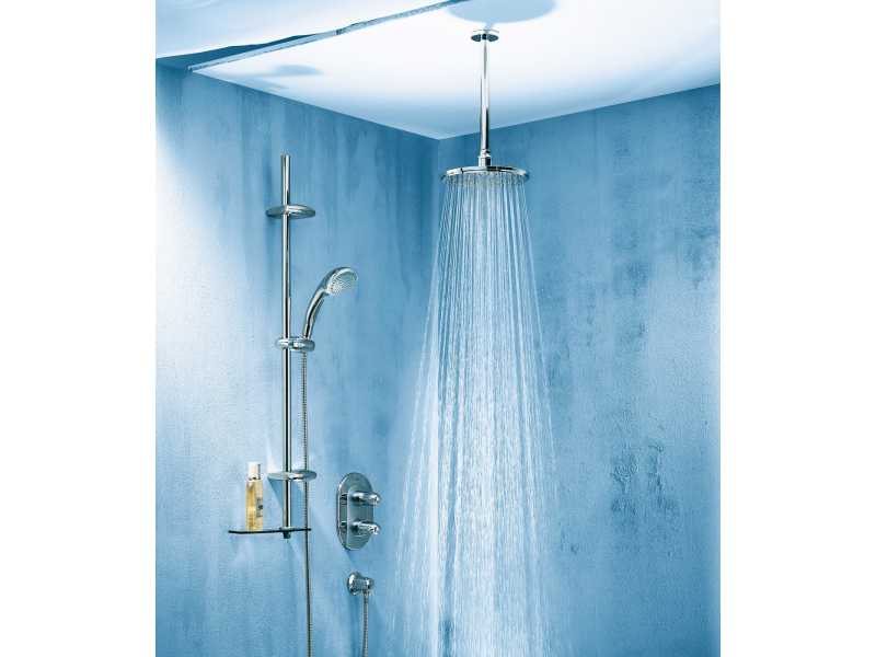 Купить Верхний душ Grohe Rainshower 28368000 модерн, 21*21 см, 1 режим струи, без держателя