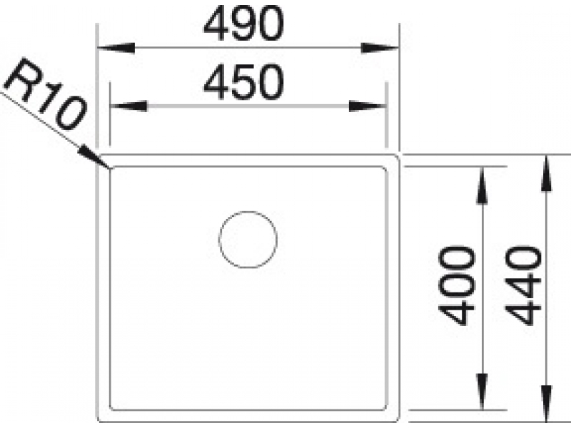 Купить Мойка Blanco Claron 450-IF 517214