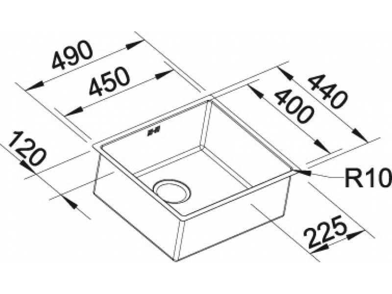 Купить Мойка Blanco Claron 450-IF 517214