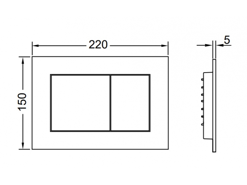 Купить Инсталляция TECE Base K440403.WC1 с унитазом TECE V04 с кнопкой смыва TECEnow, черный глянцевый