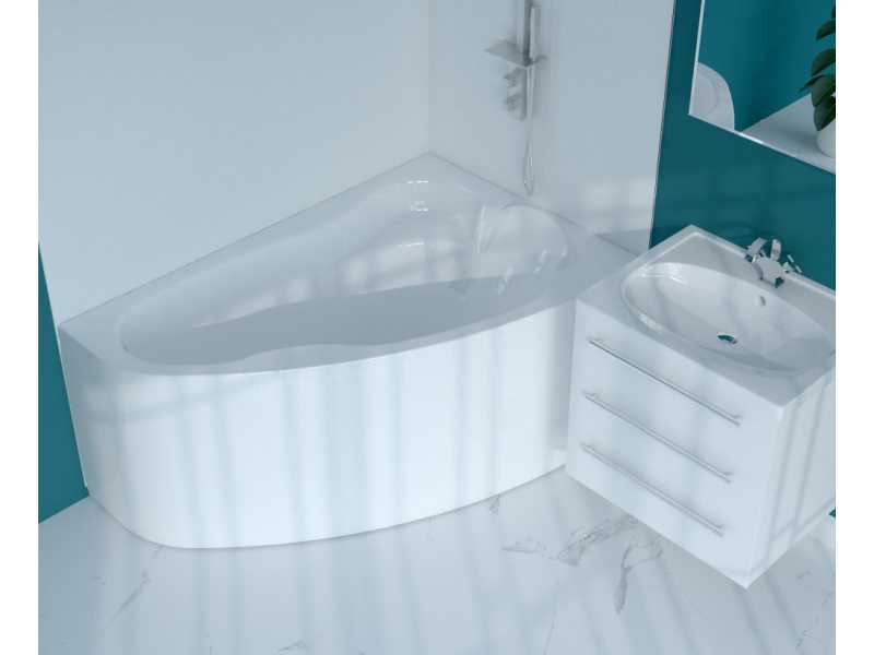 Купить Акриловая ванна 1MarKa Lil 140x90 L/R асимметричная, белая