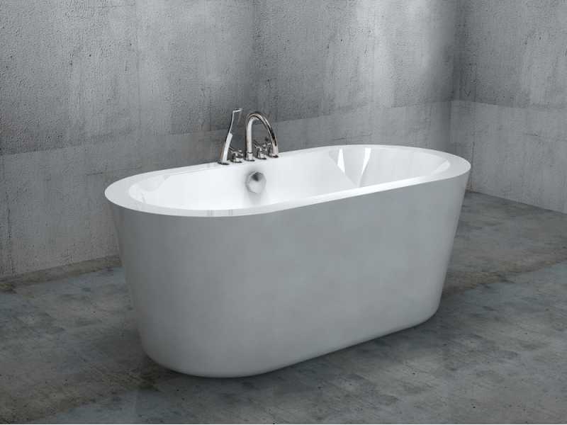 Купить Ванна акриловая Gemy G9213C 170 x 80 см