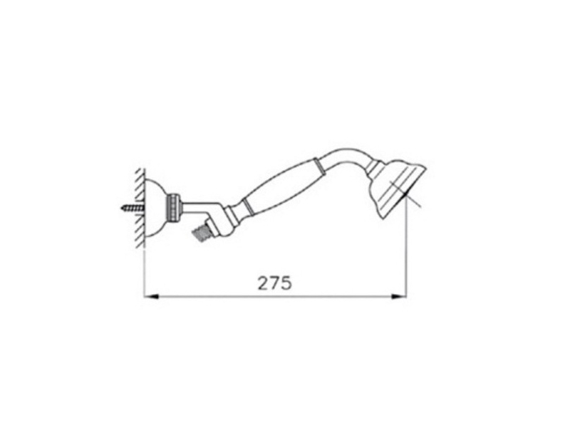 Купить Душевая лейка Nicolazzi C7104DB бронза