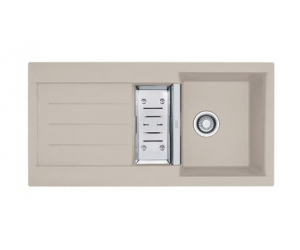 Мойка Franke JAVA JAG 651, 114.0056.264, гранит, установка сверху, оборачиваемая, цвет сахара, 100*51 см
