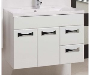 Тумба под раковину Акватон Диор 80, 1A167801DR010, белая