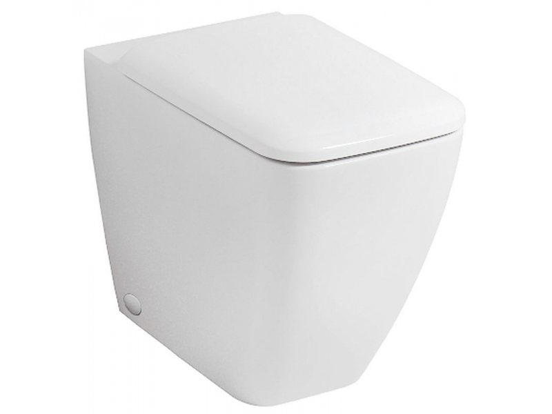 Купить Приставной унитаз Geberit IT! 211910000, безободковый 35x56x40