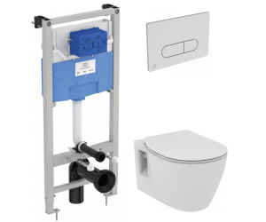 Инсталляция Ideal Standard Prosys с унитазом Connect Rimless, PR211601, сиденье микролифт, комплект