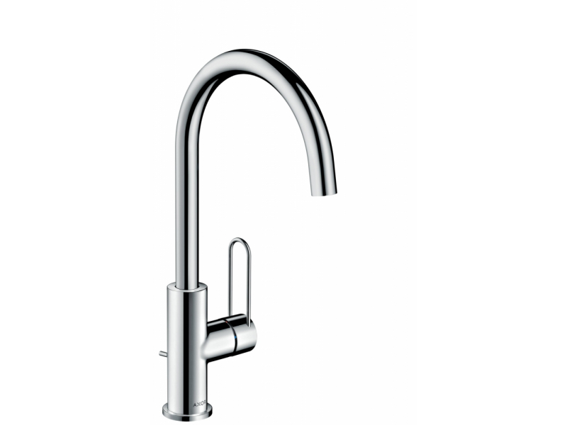 Купить Смеситель для раковины Axor Uno 38036000 с донным клапаном, хром