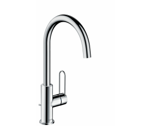 Смеситель для раковины Axor Uno 38036000 с донным клапаном, хром
