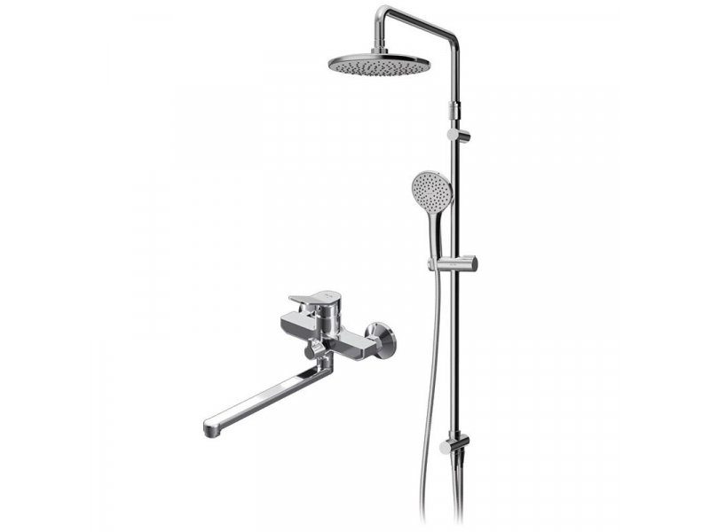 Купить Душевая система Am.Pm X-Joy F40885A94, с длинным изливом, хром