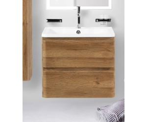 Тумба под раковину Belbagno Albano 60 cм подвесная, Rovere Rustico, ALBANO-600-2C-SO-RR