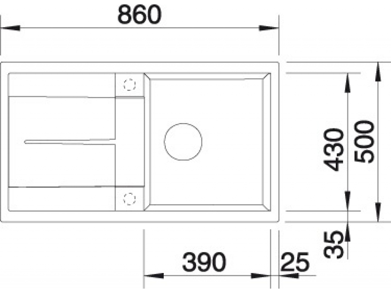 Купить Мойка Blanco Metra 5 S 515041, кофе