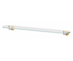 Полка с держателями 3SC Stilmar STI 116 80 см, хром, золото