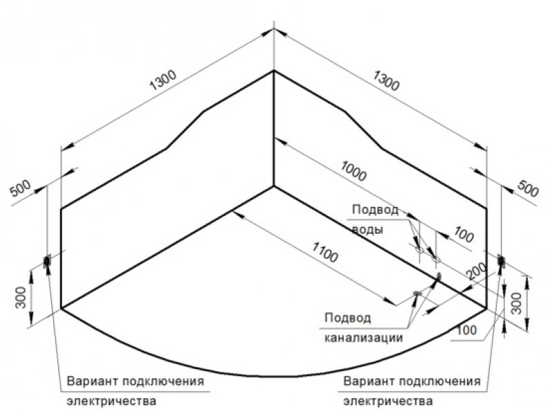 Купить Акриловая ванна Радомир Сорренто-3 130х130 см, 1-01-0-0-1-039