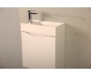 Тумба под раковину Art&Max Liberty-400-1D-SO-BL, 40 x 22 x 55 см подвесная, белый