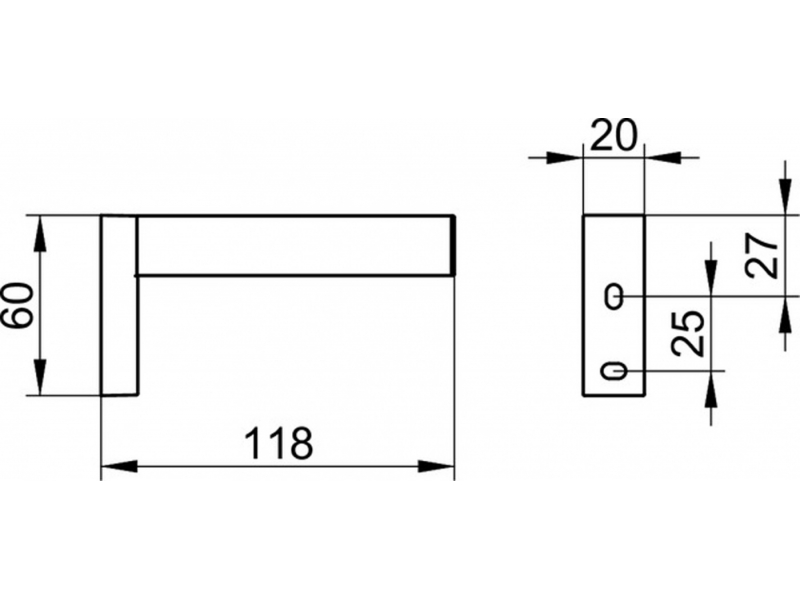 Купить Держатель для запасного рулона Keuco Edition 90 Square, хром, 19163010000