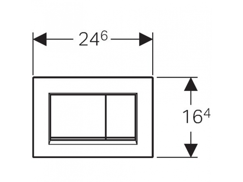 Купить Кнопка смыва Geberit Sigma Type 30 115.883.KH.1 хром