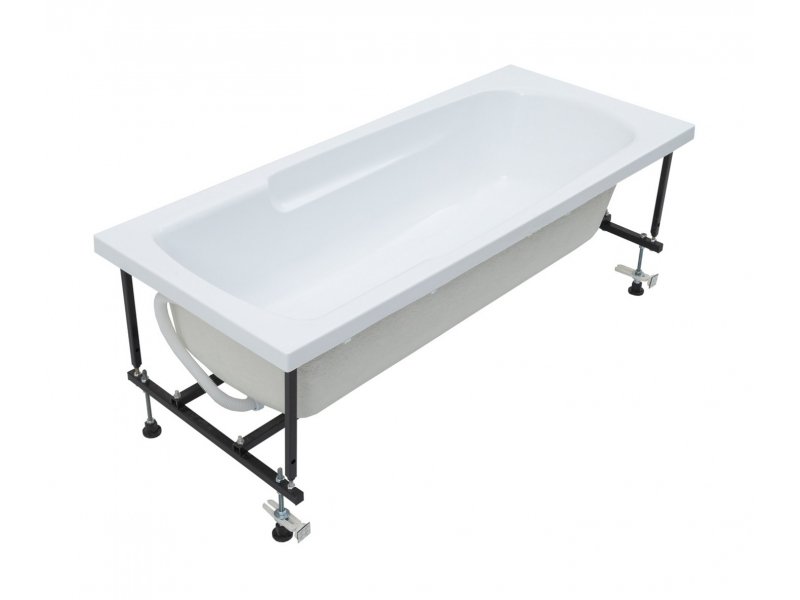 Купить Ванна акриловая Aquanet Extra 160 x 70 см 255742, с каркасом, белая