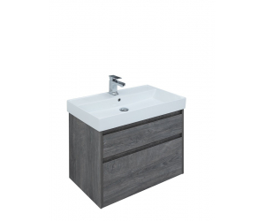 Тумба под раковину Aquanet Nova Lite 60, 2 ящика, дуб рошелье (242577)