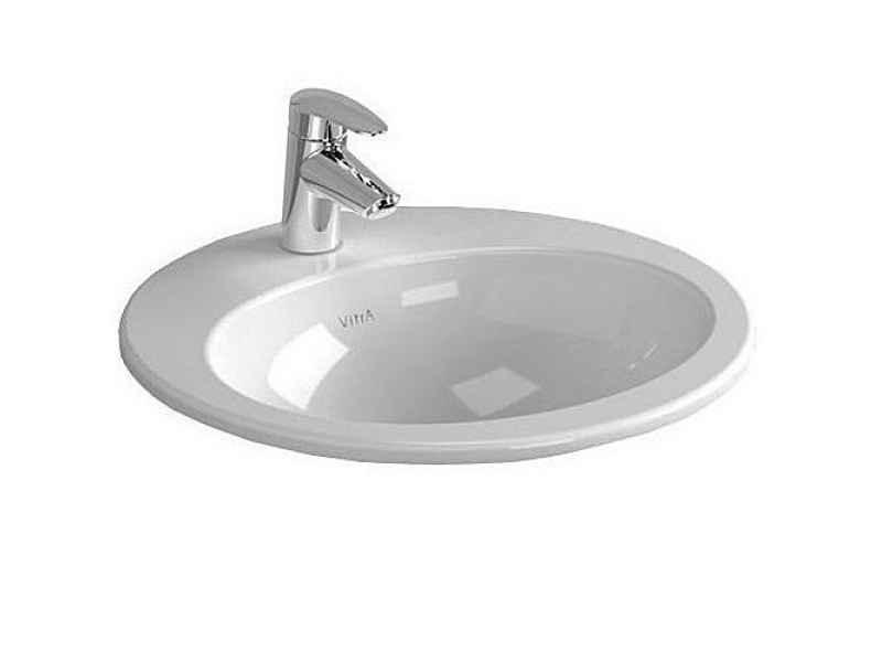 Купить Раковина Vitra S 20 5466B003-0001, 42.5 x 42.5 см, встраиваемая сверху