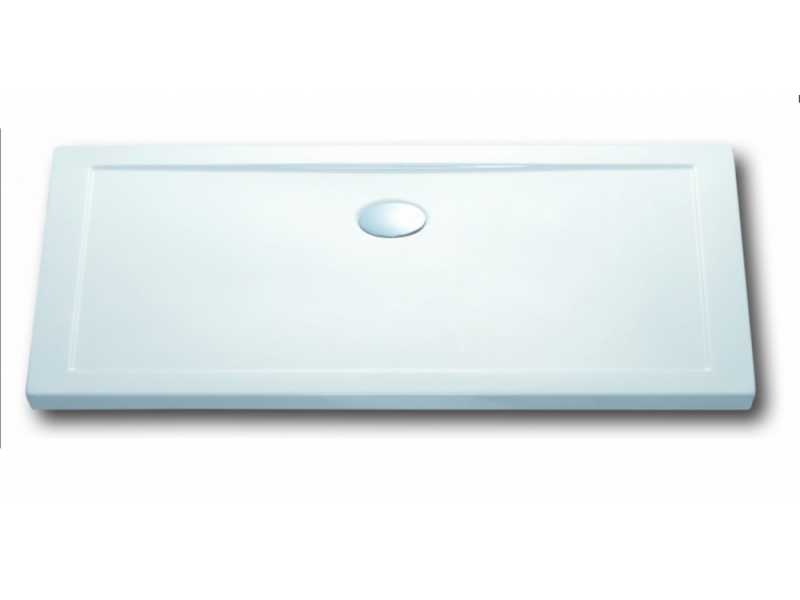 Купить Душевой поддон Bravat Type-S1 P1812A 120 x 80 см прямоугольный Slim, белый