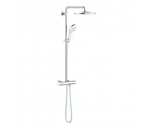 Душевая система Grohe Rainshower SmartActive 310 26648LS0 с термостатом, белая луна
