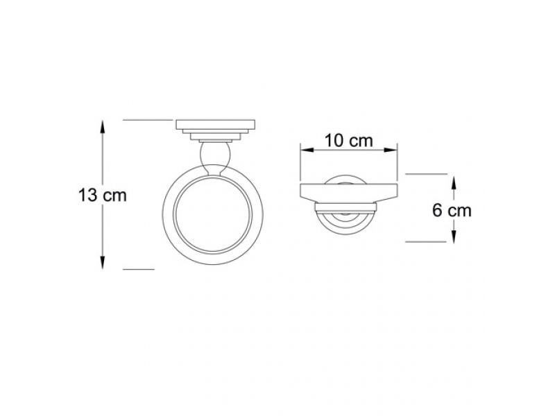 Купить Мыльница стеклянная WasserKRAFT К-7329