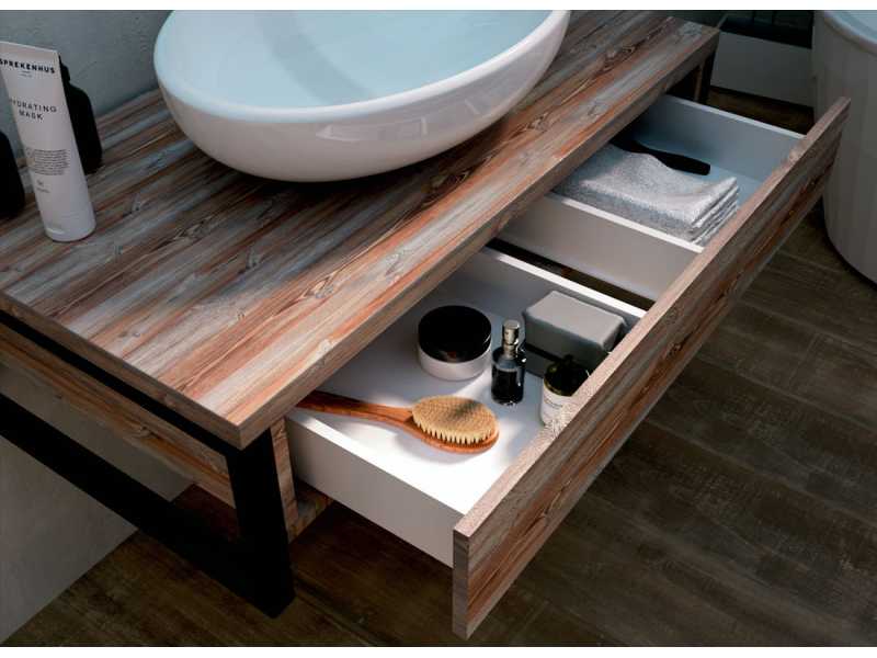 Купить Тумба 1Marka Grunge Loft 100П, дуб намибия, У85847