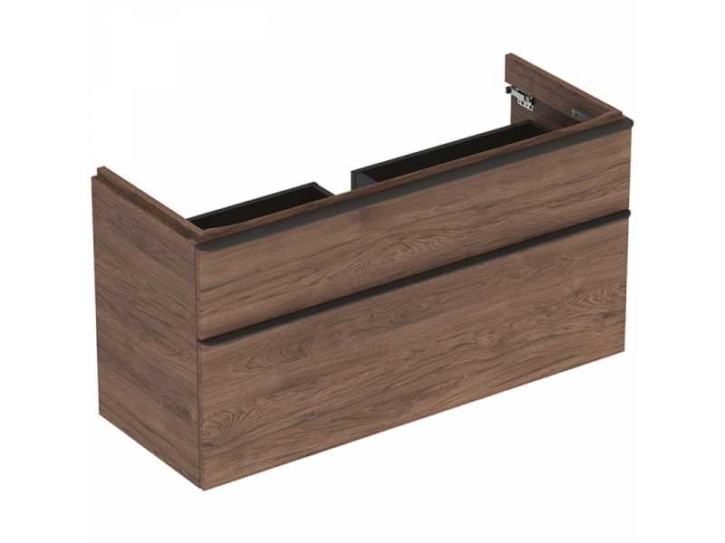 Купить Тумба под раковину Geberit Smyle Square 500.355.JR.1, 120 см, цвет орех пекан