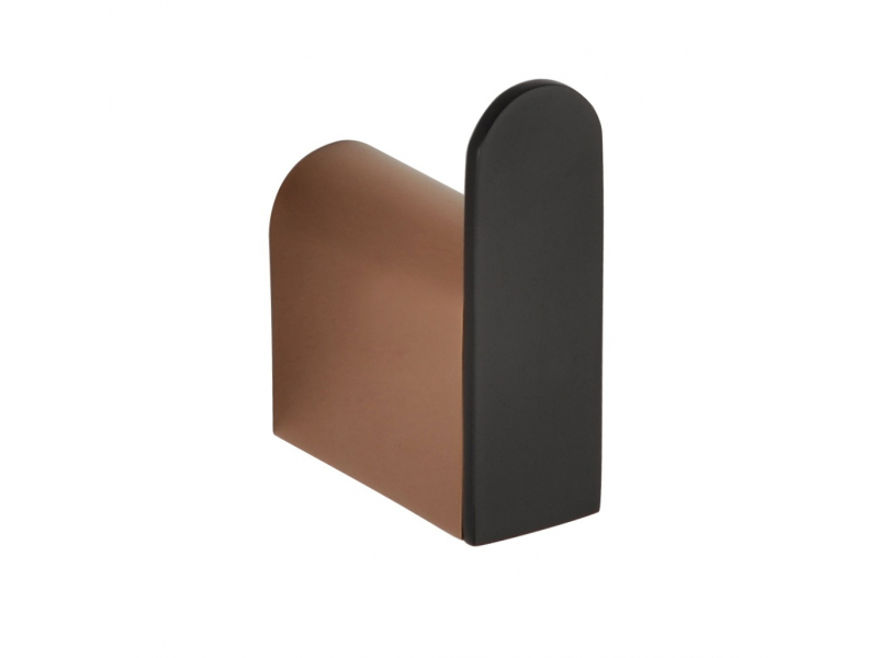 Купить Крючок Bemeta Galla 108106020 2 x 4.6 x 6 см, черный матовый, розовое золото