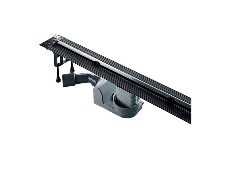 Купить Душевой лоток Viega Advantix Vario 704360, с щелевой вставкой хром, опорами, подрезной от 30-120 см