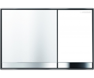 Клавиша Geberit Omega Type 60 115.081.SI.1, белое стекло