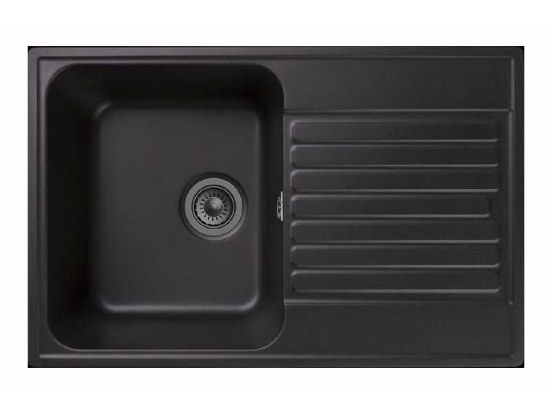 Купить Кухонная мойка GranFest Quarz Z 78, 73.6 x 47.6 см, черный