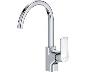 Смеситель D&K Berlin Freie DA1432401 для кухонной мойки, хром