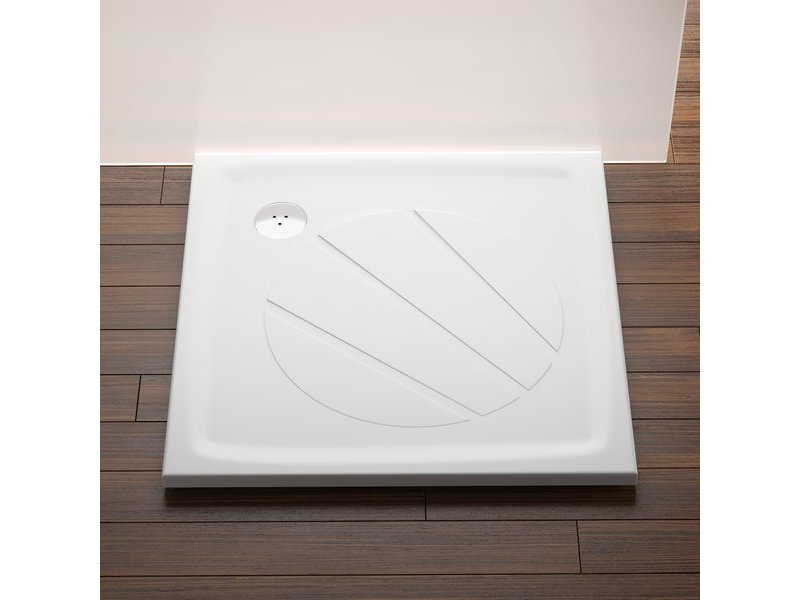 Купить Поддон Ravak Perseus Pro 90, 90 x 90 см, из искусственного камня, белый, XA037701010