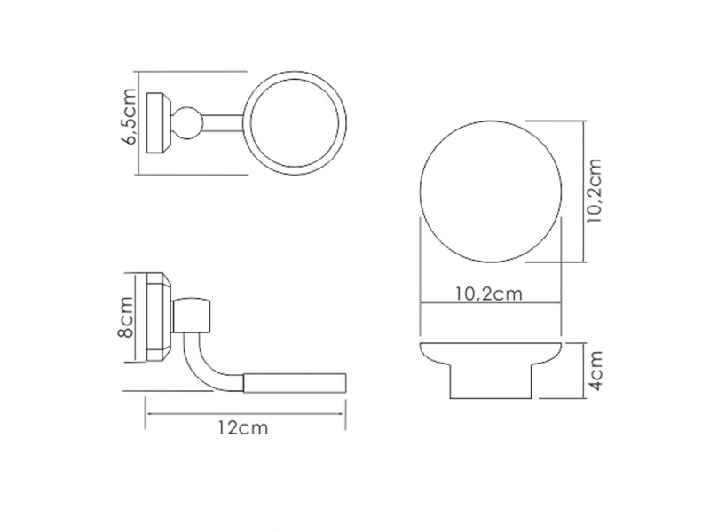 Купить Мыльница с держателем WasserKRAFT K-28129
