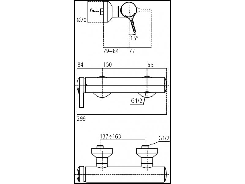 Купить Смеситель Ideal Standard Melange A4269AA для душа