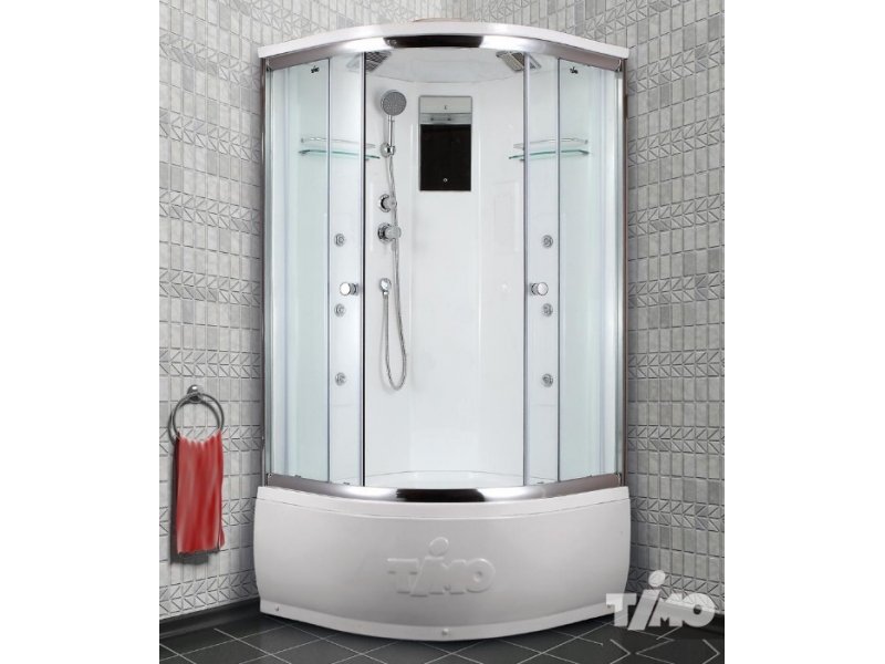Купить Душевая кабина Timo Lux T-7700 P, 100 x 100 см, стекла прозрачные