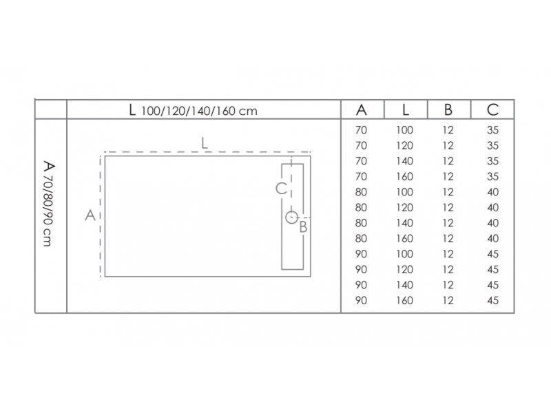 Купить Поддон литьевой Bas Stella 100 x 80 см, ЛП00145, белый (just white)