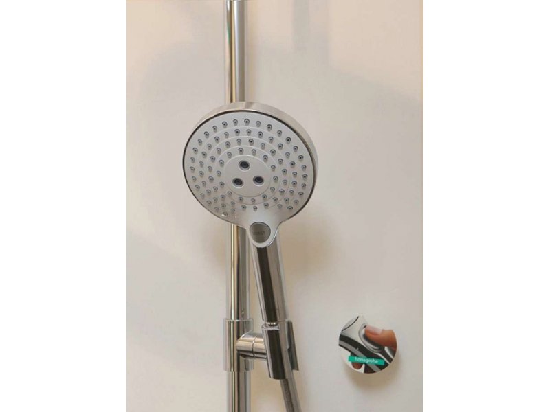 Купить Душевая система Hansgrohe Raindance Select S Showerpipe 300 2Jet 27133400, белый/хром