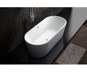 Ванна акриловая Art&Max Platino AM-525-1700-745, 170 x 74.5 см, слив-перелив и донный клапан в комплекте, белый