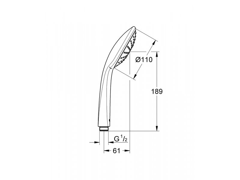 Купить Ручной душ Grohe Euphoria 27265000 Mono