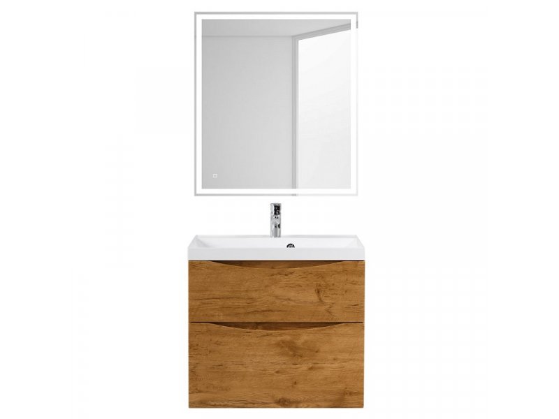 Купить Тумба под раковину BelBagno Marino 70 см, Rovere Nature - натуральный дуб, MARINO-H60-700-2C-SO-RN-P