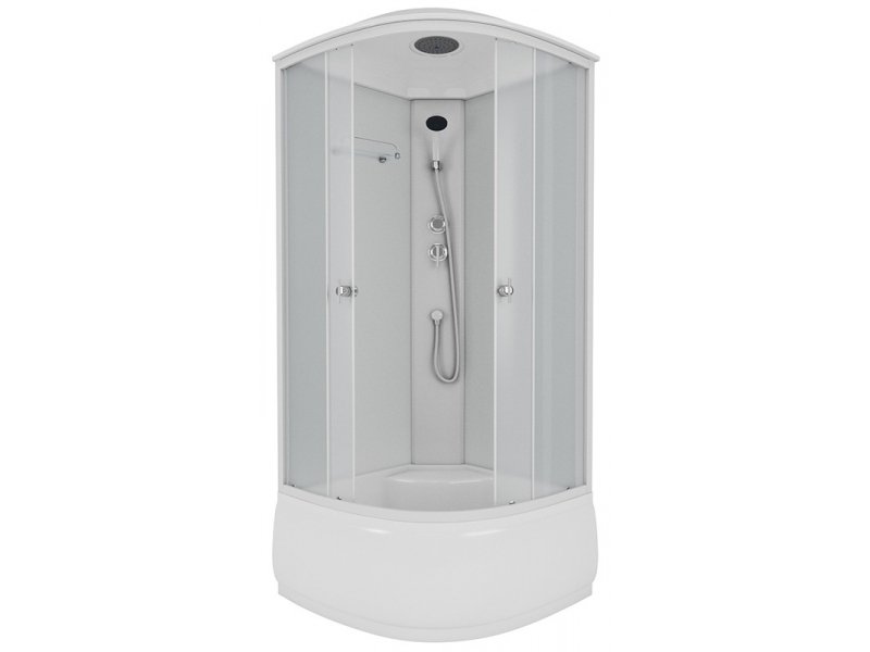 Купить Душевая кабина Niagara NG-8308-14, 90 x 90 см с высоким поддоном, профиль белый, стекло матовое