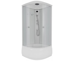 Душевая кабина Niagara NG-8308-14, 90 x 90 см с высоким поддоном, профиль белый, стекло матовое