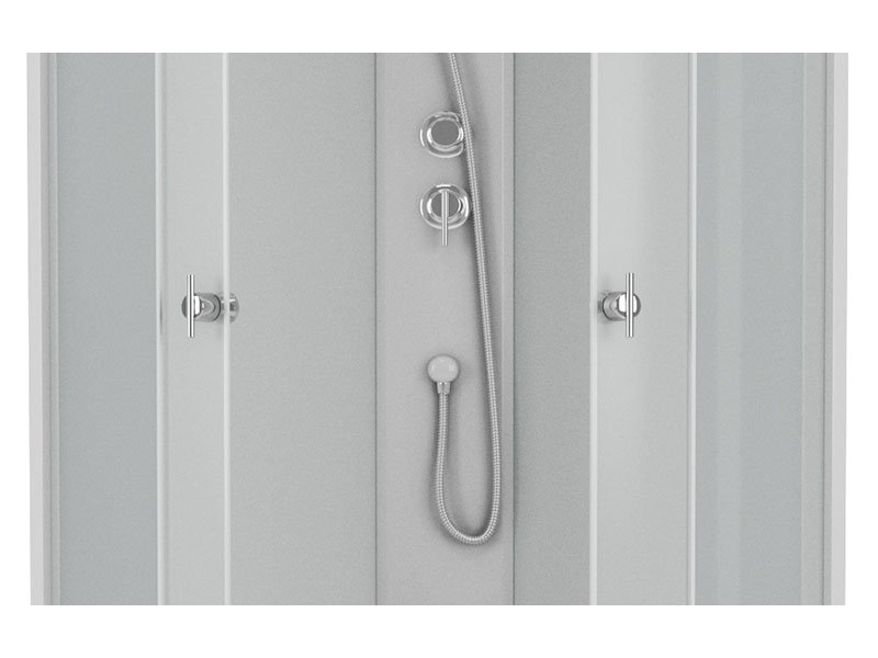 Купить Душевая кабина Niagara NG-8308-14, 90 x 90 см с высоким поддоном, профиль белый, стекло матовое
