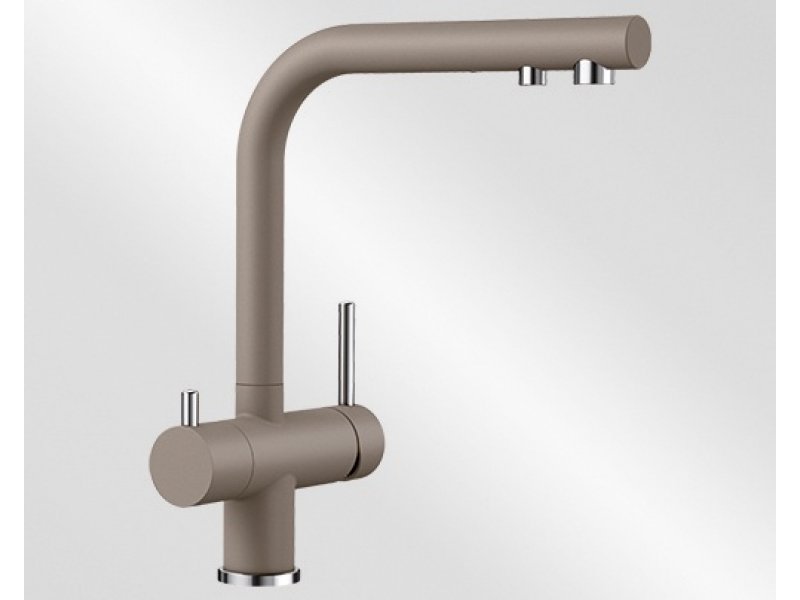 Купить Кухонный смеситель Blanco Fontas II Silgranit 525145 под фильтр питьевой воды, серый беж