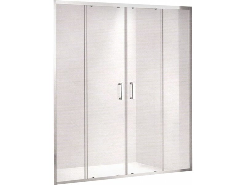 Купить Душевая дверь Gemy Victoria S30192B, 160 х 190 см, стекло прозрачное