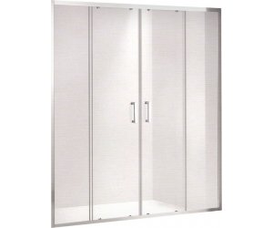 Душевая дверь Gemy Victoria S30192B, 160 х 190 см, стекло прозрачное